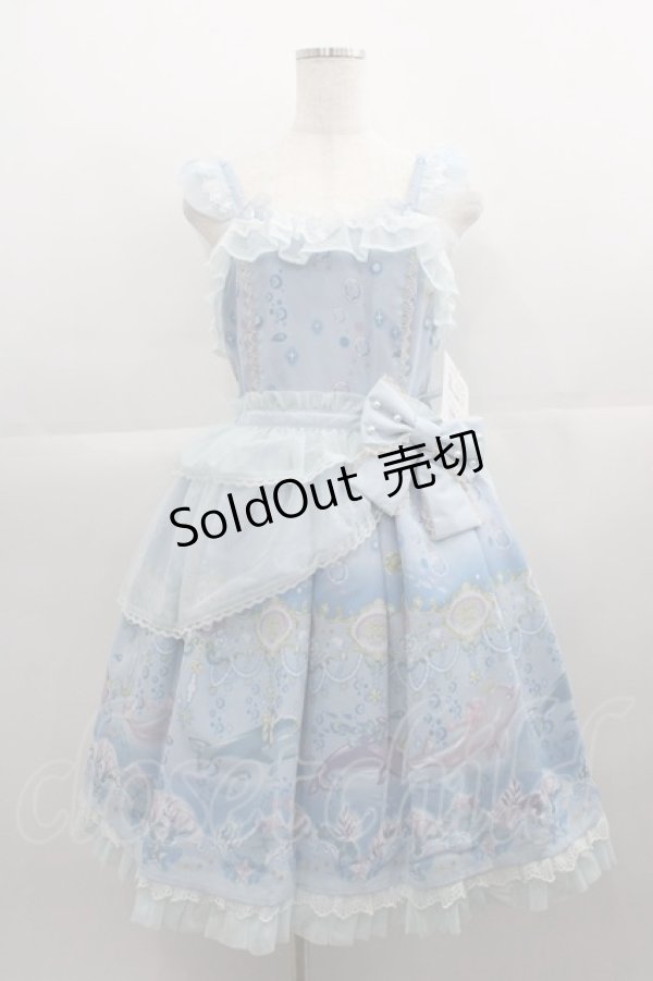 画像1: Angelic Pretty / Aquarium Carnivalペプラムジャンパースカート  サックス I-25-04-19-034-AP-OP-HD-ZI (1)