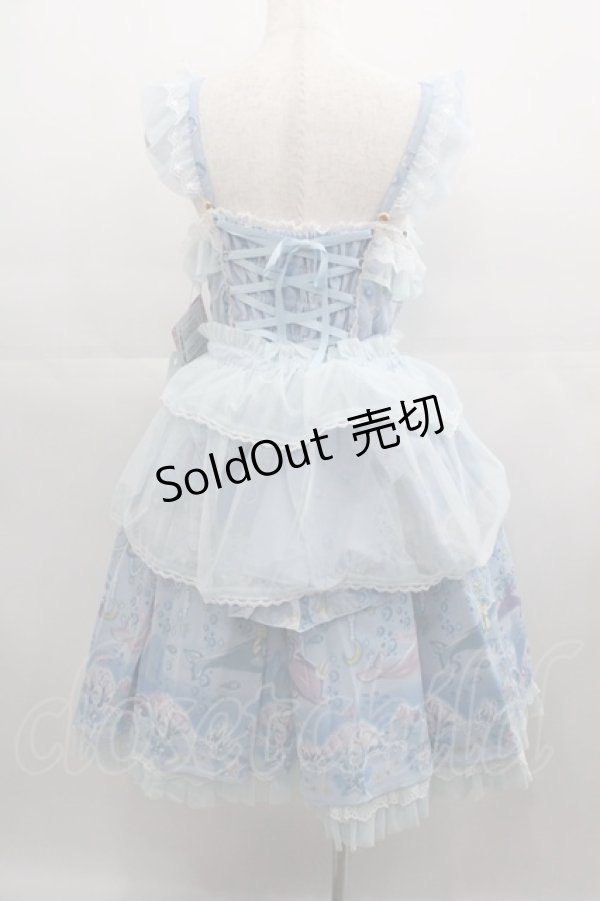 画像2: Angelic Pretty / Aquarium Carnivalペプラムジャンパースカート  サックス I-25-04-19-034-AP-OP-HD-ZI (2)