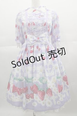 画像: Angelic Pretty / チェリーマルグリットワンピース  ラベンダー I-25-04-19-037-AP-OP-HD-ZI