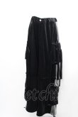 画像1: REFLEM / 2WAYワイドカーゴベロアパンツ  黒 I-25-04-21-103-PU-PA-HD-ZI (1)