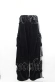 画像2: REFLEM / 2WAYワイドカーゴベロアパンツ  黒 I-25-04-21-103-PU-PA-HD-ZI (2)