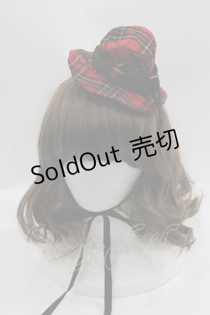 画像: PUTUMAYO / G/チェックミニハット  赤チェック I-25-04-21-111-PT-ZA-HD-ZI