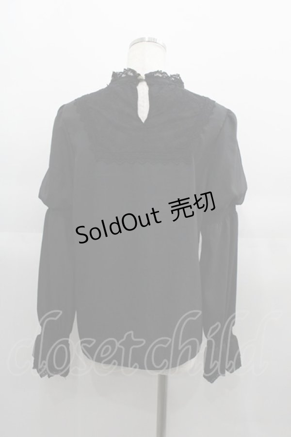 画像2: axes femme POETIQUE / ボリューム袖ブラウス M ブラック I-25-04-21-010-AX-BL-HD-ZI (2)