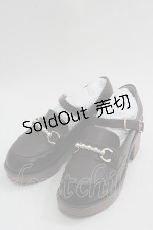 画像: axes femme / パール金具ローファー M ブラウン I-25-04-21-125-AX-SH-HD-ZI
