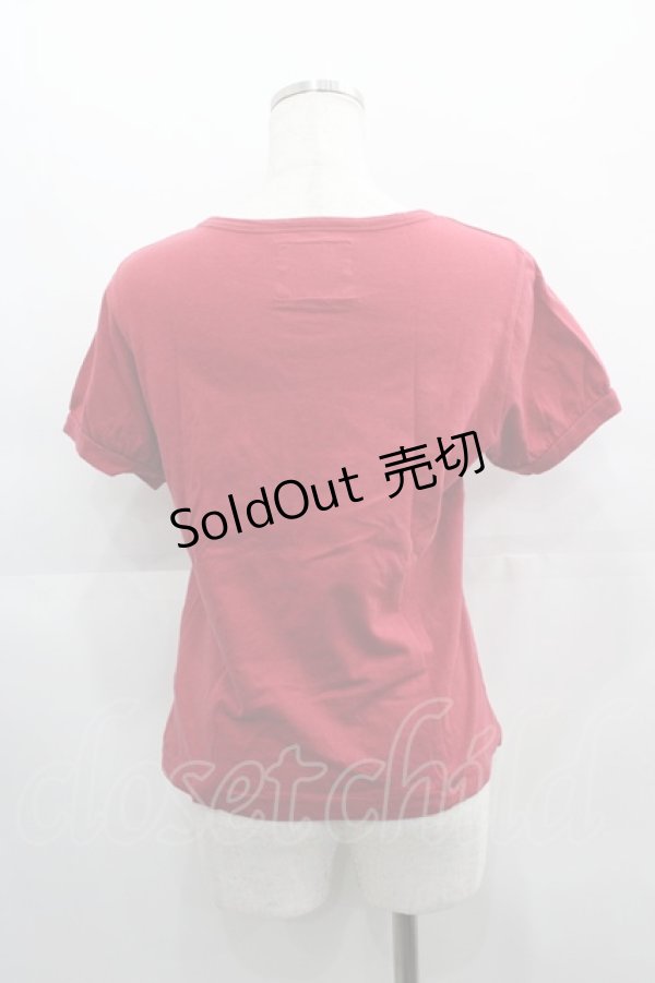 画像2: PINK HOUSE / ワッペン&ポケットデザインTシャツ  赤 I-25-04-21-038-LO-TO-HD-ZI (2)
