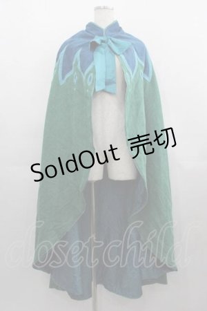 画像: Secret Honey / Coronation mantle & Hair Comb Set(Frozen Anna ver.)  グリーン I-25-04-24-067-CA-JA-HD-ZI