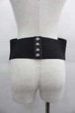画像2: axes femme / ローズ刺繍コルセットベルト  黒 I-25-04-24-088-AX-ZA-HD-ZI (2)