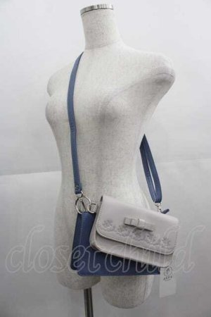 画像: axes femme / バイカラー2WAYポシェット  ブルー I-25-04-24-094-AX-BG-HD-ZI