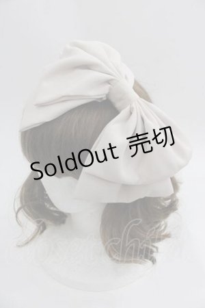 画像: Ank Rouge / 斜めリボンカチューシャ  ベージュ I-25-04-24-097-CA-AC-HD-ZI