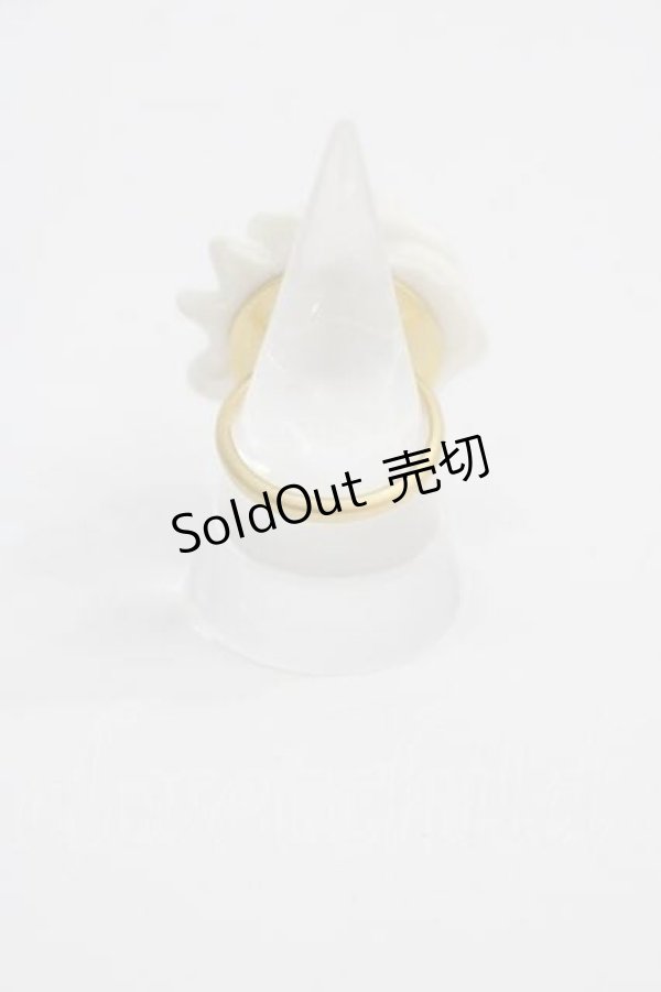 画像2: Q-pot. /パールホイップリング  白 I-25-04-24-110-QP-AC-HD-ZI (2)