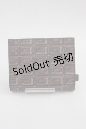 画像: Q-pot. / ビターチョコレートフラップショートウォレット  ブラウン I-25-04-24-125-QP-ZA-HD-ZI