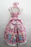 画像2: Angelic Pretty / Toy's Donut Dinerジャンパースカート  ピンク I-25-04-24-033-AP-OP-HD-ZI (2)