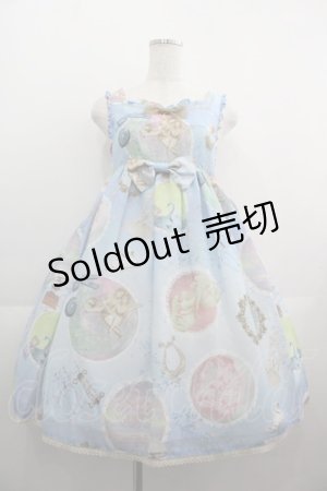 画像: BABY,THE STARS SHINE BRIGHT / 天体のHarmonia 天使の如く歌う星界の旋律 柄Vegaジャンパースカート  サックス I-25-05-01-052-BA-OP-HD-ZY