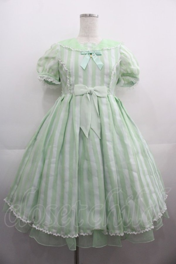 画像1: Angelic Pretty / セリーナワンピース  グリーン I-25-05-01-055-AP-OP-HD-ZI (1)