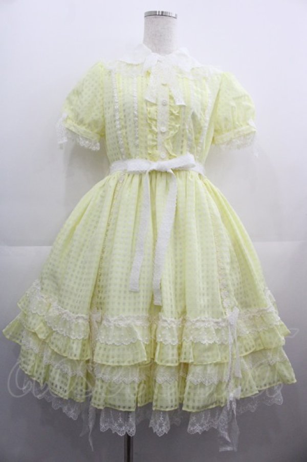 画像1: Angelic Pretty / マーガレットドールワンピース  イエロー I-25-05-01-056-AP-OP-HD-ZI (1)