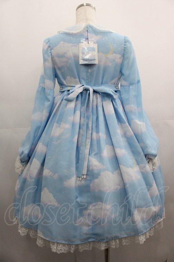 画像2: Angelic Pretty / Misty Skyワンピース  サックス I-25-05-01-061-AP-OP-HD-ZI (2)