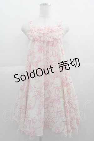 画像: Angelic Pretty / ラッピングリボンジャンパースカート  アイボリー I-25-05-01-063-AP-OP-HD-ZI