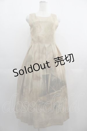 画像: Jane Marple / Heaven's concertoのNo.35スクエアドレス  ライトベージュ I-25-05-01-068-JM-OP-HD-ZI