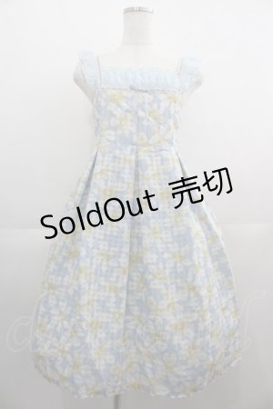 画像: Emily Temple cute / シースルーデイジーワンピース  サックス I-25-05-01-072-ET-OP-HD-ZI
