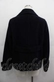 画像2: Jane Marple / Front ribbon melton P-coat  ネイビー I-25-05-07-059-JM-CO-HD-ZI (2)