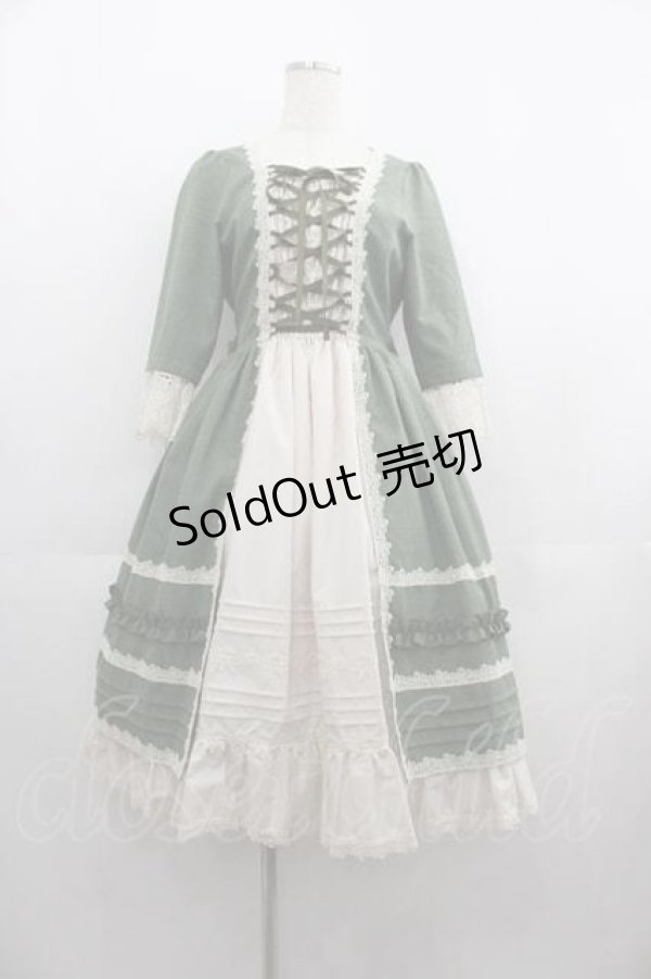Innocent World イノワ　ハピネスローズドレス　グリーンL Innocent World Online Shop