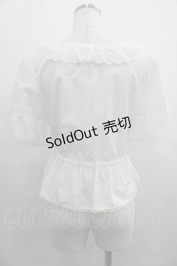 画像2: MILK / Dollブラウス  白 I-25-05-07-001-ML-BL-HD-ZI (2)