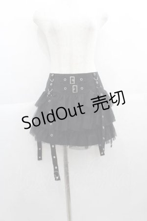 画像: GOTHPUNKその他(買取対象外) / ベルトチュールスカート L 黒 I-25-05-07-101-EL-SK-HD-ZI
