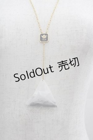画像: Q-pot. / ティーバッグネックレス  ゴールド I-25-05-07-108-QP-AC-HD-ZI