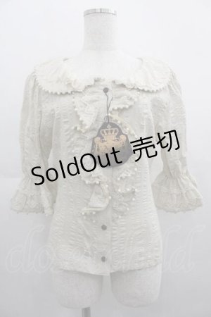 画像: ALICE and the PIRATES / ベルスーズブラウス  生成り I-25-05-07-012-PA-BL-HD-ZI