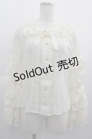 画像: BABY,THE STARS SHINE BRIGHT / a Rose 〜ガラスドームに閉じ込めた一輪の薔薇〜ブラウス  生成り I-25-05-07-003-BA-BL-HD-ZS