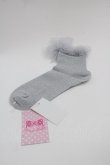 画像1: Angelic Pretty / Twinkle Glitterクルー丈ソックス  シルバー I-25-05-08-057-AP-ZA-HD-ZI (1)