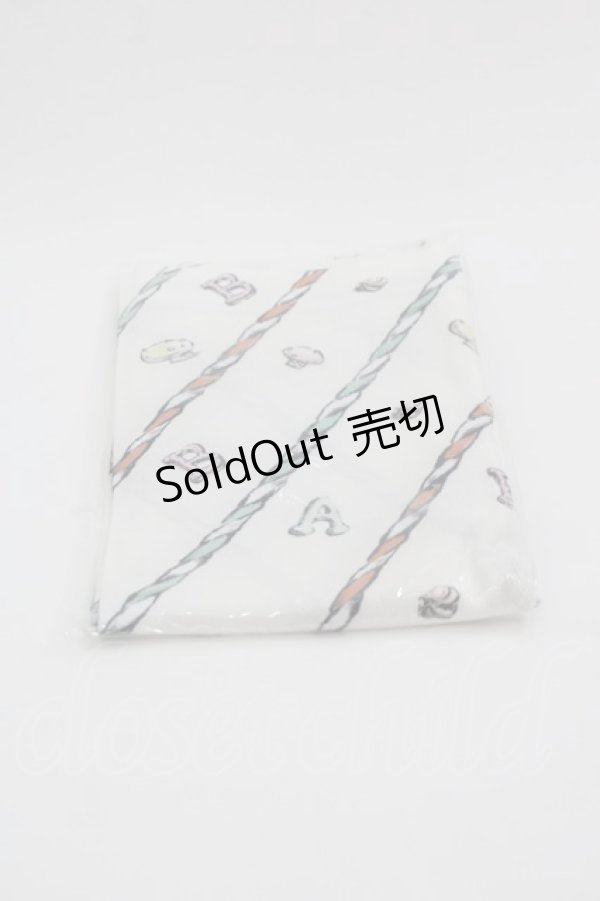 画像1: BABY,THE STARS SHINE BRIGHT / Enchanted お菓子の魔法にかけられて 柄 タイツ  白 I-25-05-08-071-BA-ZA-HD-ZI (1)