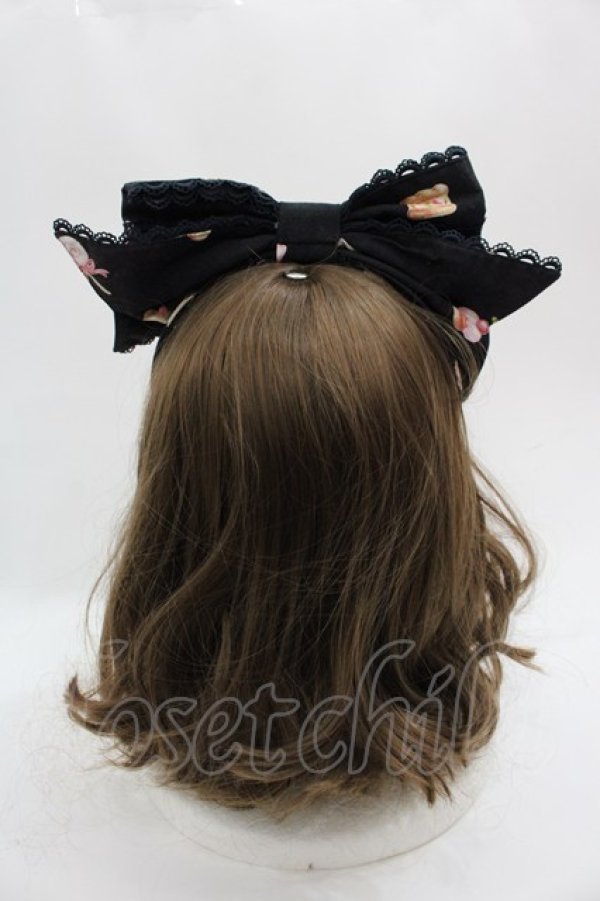 画像2: Angelic Pretty / お菓子の国カチューシャ  黒 I-25-05-08-094-AP-AC-HD-ZI (2)