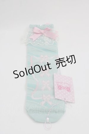 画像: Angelic Pretty / Candy Ribbon ストライプクルー丈ソックス  ミント I-25-05-08-011-AP-ZA-HD-ZI
