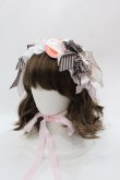 画像1: BABY,THE STARS SHINE BRIGHT / Genoise au chocolatヘッドドレス  ピンク I-25-05-08-107-BA-AC-HD-ZI (1)