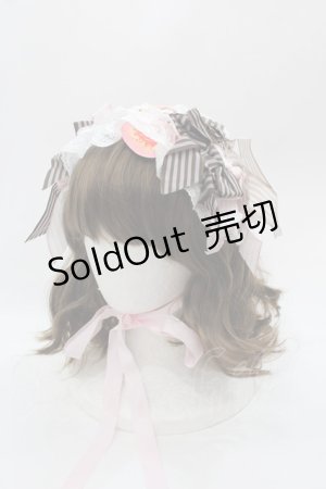 画像: BABY,THE STARS SHINE BRIGHT / Genoise au chocolatヘッドドレス  ピンク I-25-05-08-107-BA-AC-HD-ZI