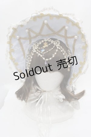 画像: ALICE and the PIRATES / Sugar plum Fairy Queen ボンネット  サックス I-25-05-08-117-PA-AC-HD-ZI