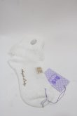 画像2: Angelic Pretty / Jewelryクルー丈ソックス  白 I-25-05-08-004-AP-ZA-HD-ZI (2)