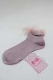 画像1: Angelic Pretty / Twinkle Glitterクルー丈ソックス  ピンク I-25-05-08-005-AP-ZA-HD-ZI (1)