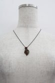 画像1: Michal Negrin / ストーンモチーフネックレス  赤ＸAGD I-25-05-11-046-LO-AC-HD-ZI (1)