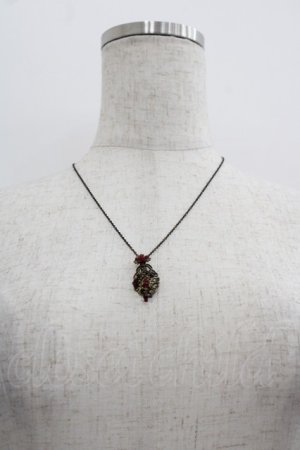 画像: Michal Negrin / ストーンモチーフネックレス  赤ＸAGD I-25-05-11-046-LO-AC-HD-ZI