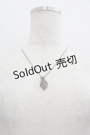 画像: Michal Negrin / ストーンモチーフネックレス  赤ＸAGD I-25-05-11-046-LO-AC-HD-ZI