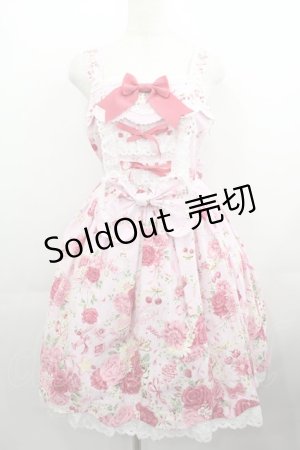 画像: BABY,THE STARS SHINE BRIGHT / スローモーションブーケ〜あの日の私の想い〜柄ジャンパースカートI  ピンク I-25-05-11-084-BA-OP-HD-ZI