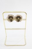 画像2: Michal Negrin / 2色薔薇モチーフイヤリング  ラベンダーＸブルー I-25-05-11-011-LO-AC-HD-ZI (2)