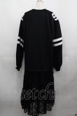 画像2: Candy Stripper / UNIFORM LAYERED DRESS 2 黒 I-25-05-11-116-PU-OP-HD-ZI (2)