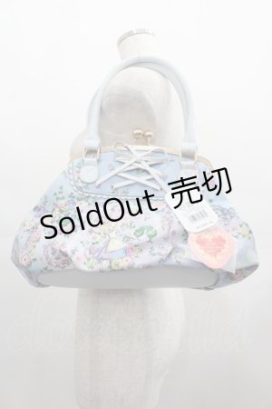 画像: BABY,THE STARS SHINE BRIGHT / BAG Curious gardenガマ口バッグ  サックス I-25-05-11-026-BA-BG-HD-ZI
