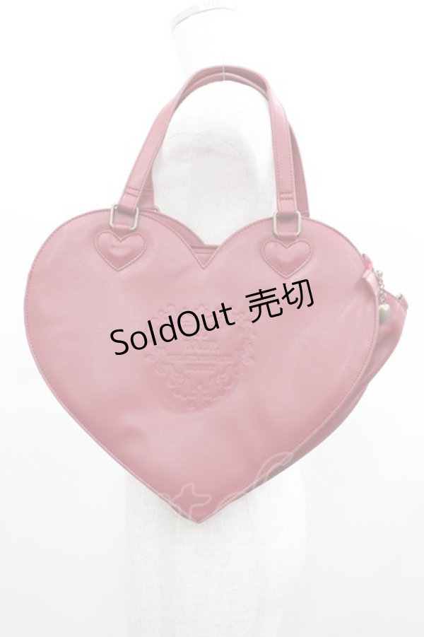 画像1: BABY,THE STARS SHINE BRIGHT / Heart BAG  赤 I-25-05-11-029-BA-AC-HD-ZI (1)