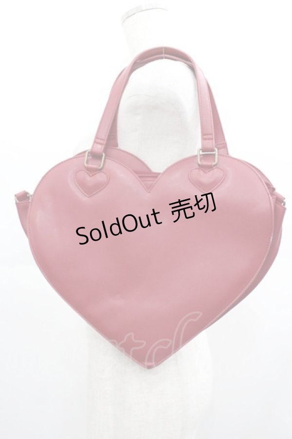 画像2: BABY,THE STARS SHINE BRIGHT / Heart BAG  赤 I-25-05-11-029-BA-AC-HD-ZI (2)