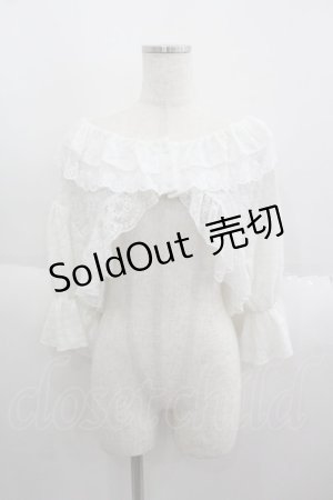 画像: merry jenny / スカラップfrillボレロ  白 I-25-05-14-049-LO-TO-HD-ZI