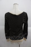 画像2: Franche Lippee / とりさん刺繍ドットカーディガン  黒Ｘベージュ I-25-05-14-068-LO-TO-HD-ZI (2)